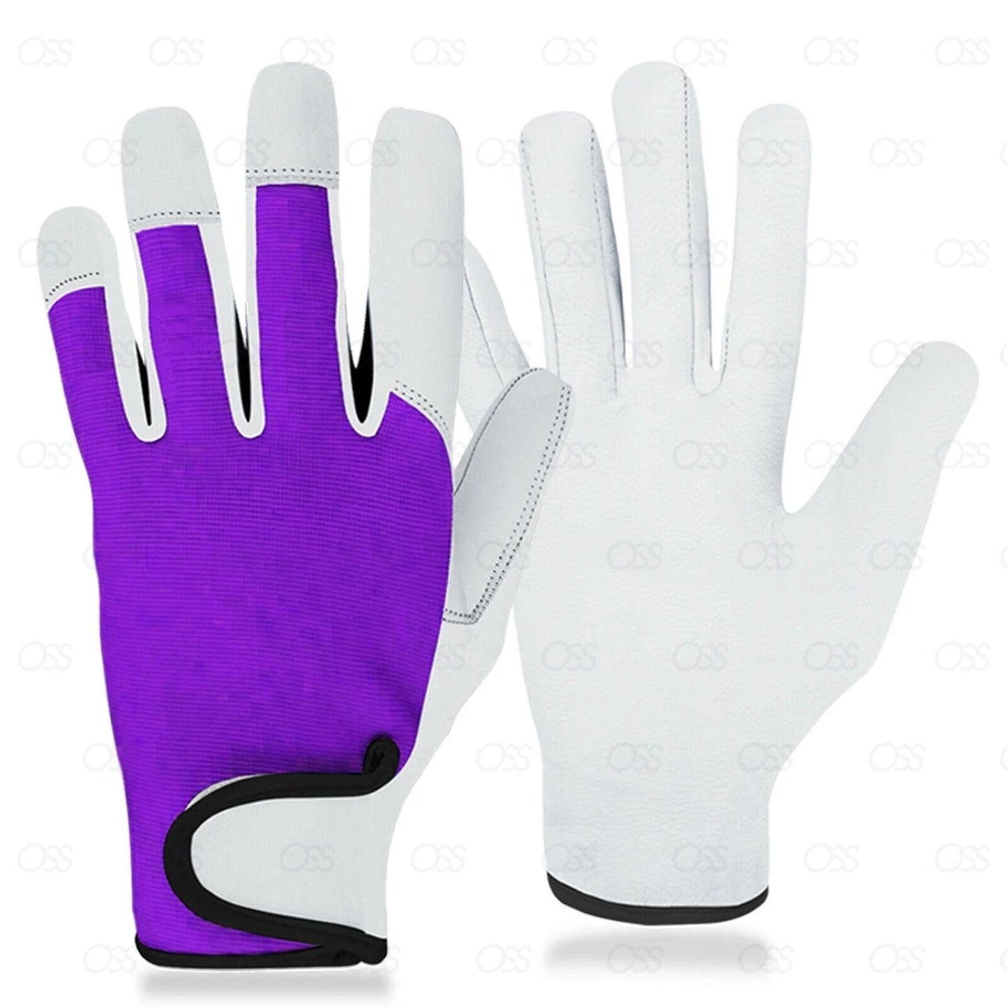 Equestrian Horse Riding Gloves Synthetic Leather Cotton Mens Ladies Kids S M L