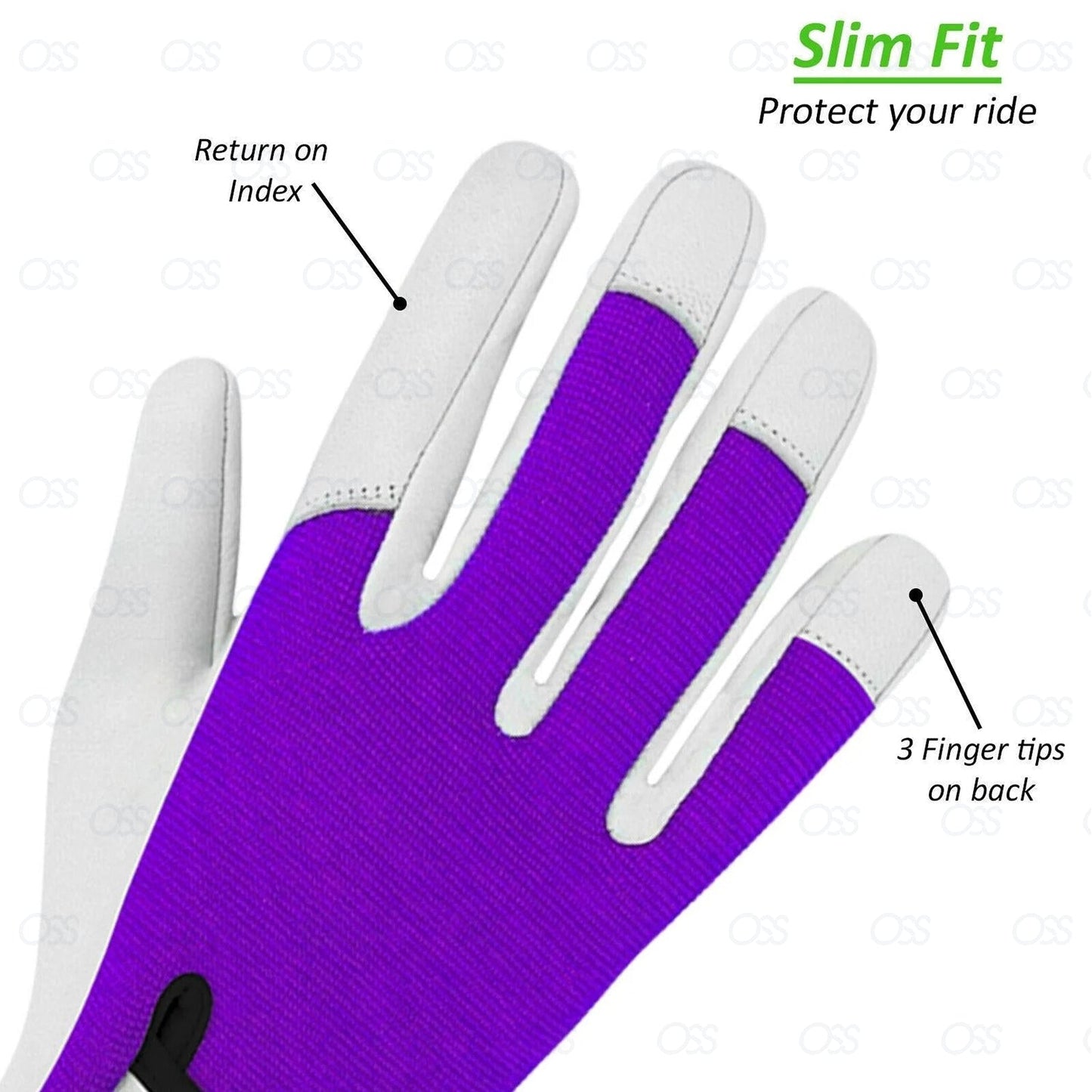 Equestrian Horse Riding Gloves Synthetic Leather Cotton Mens Ladies Kids S M L