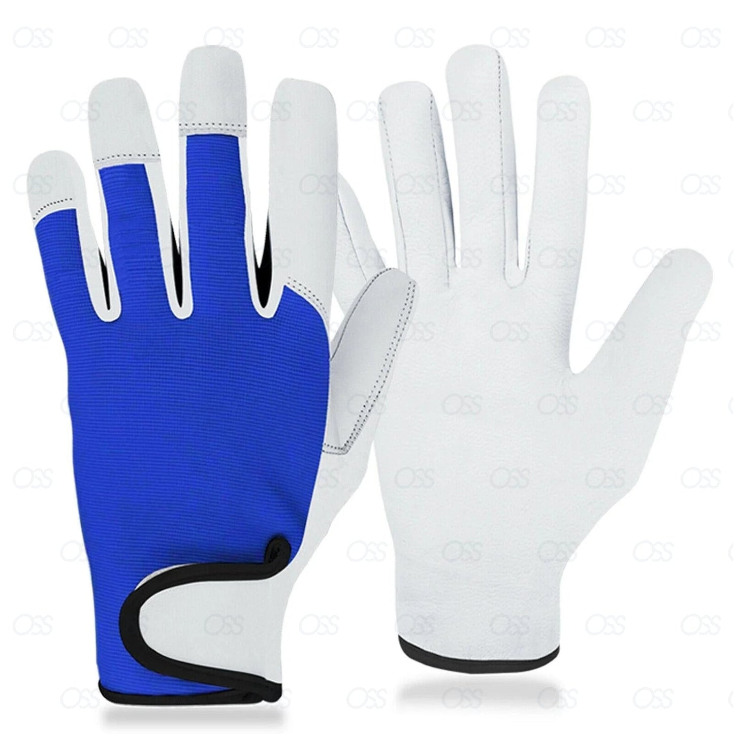 Equestrian Horse Riding Gloves Synthetic Leather Cotton Mens Ladies Kids S M L