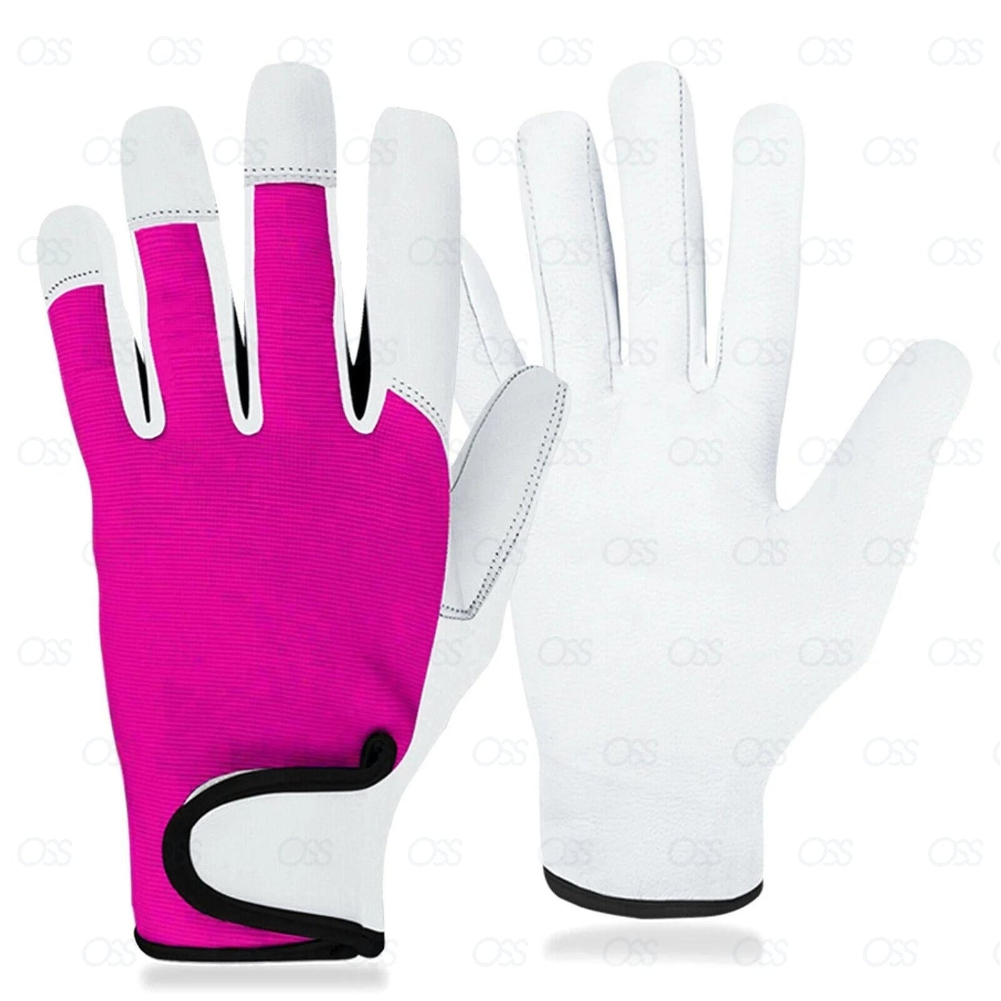 Equestrian Horse Riding Gloves Synthetic Leather Cotton Mens Ladies Kids S M L