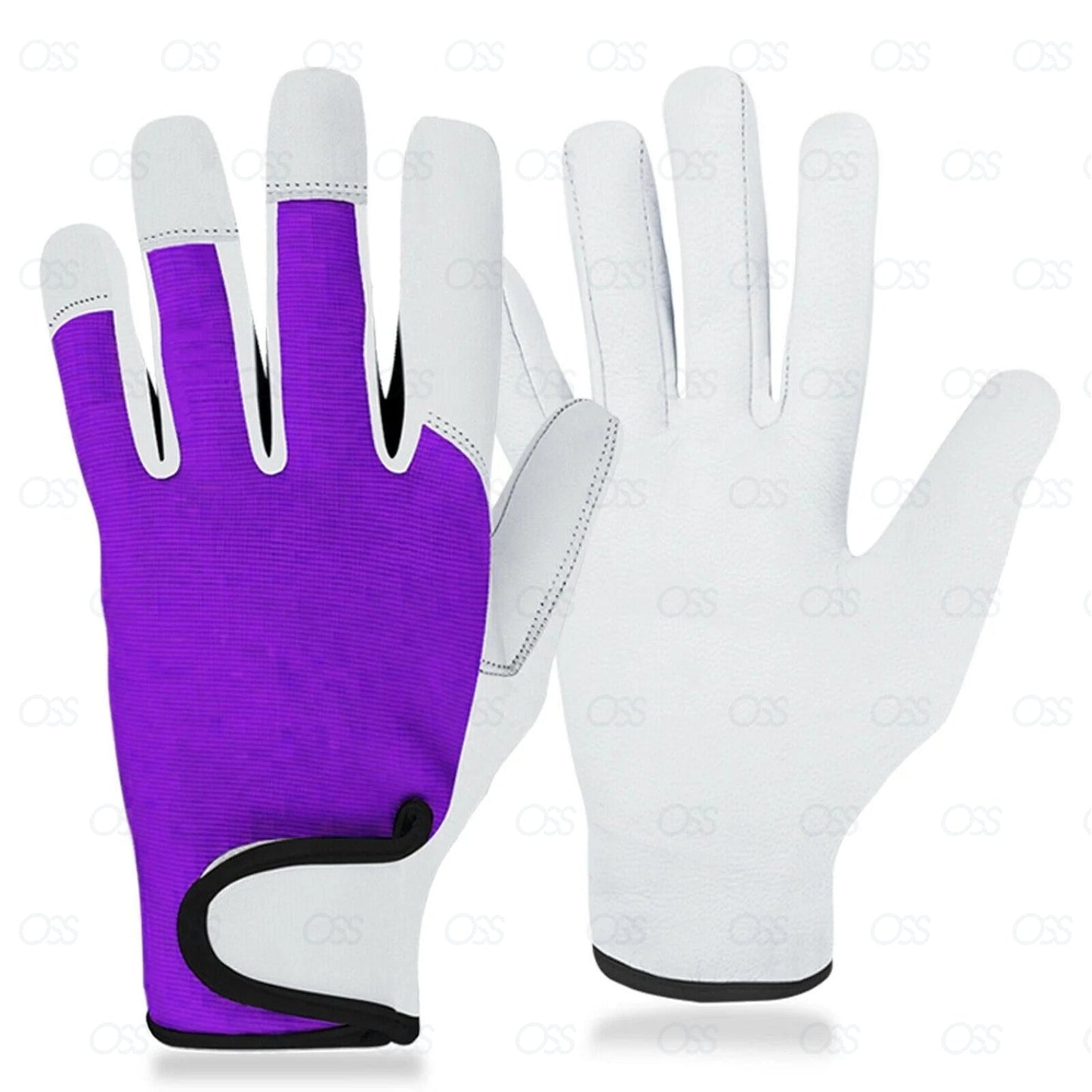 Equestrian Horse Riding Gloves Synthetic Leather Cotton Mens Ladies Kids S M L
