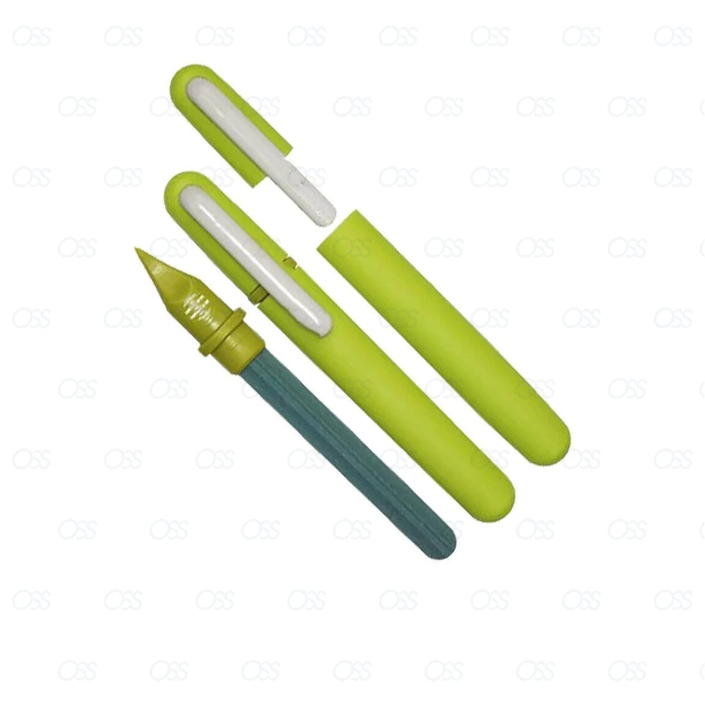 Erlinda Solingen Double Sided Nail Maid Neon Ceramic Nail File Foot File Grit Manicure Pedicure Germany - Pink