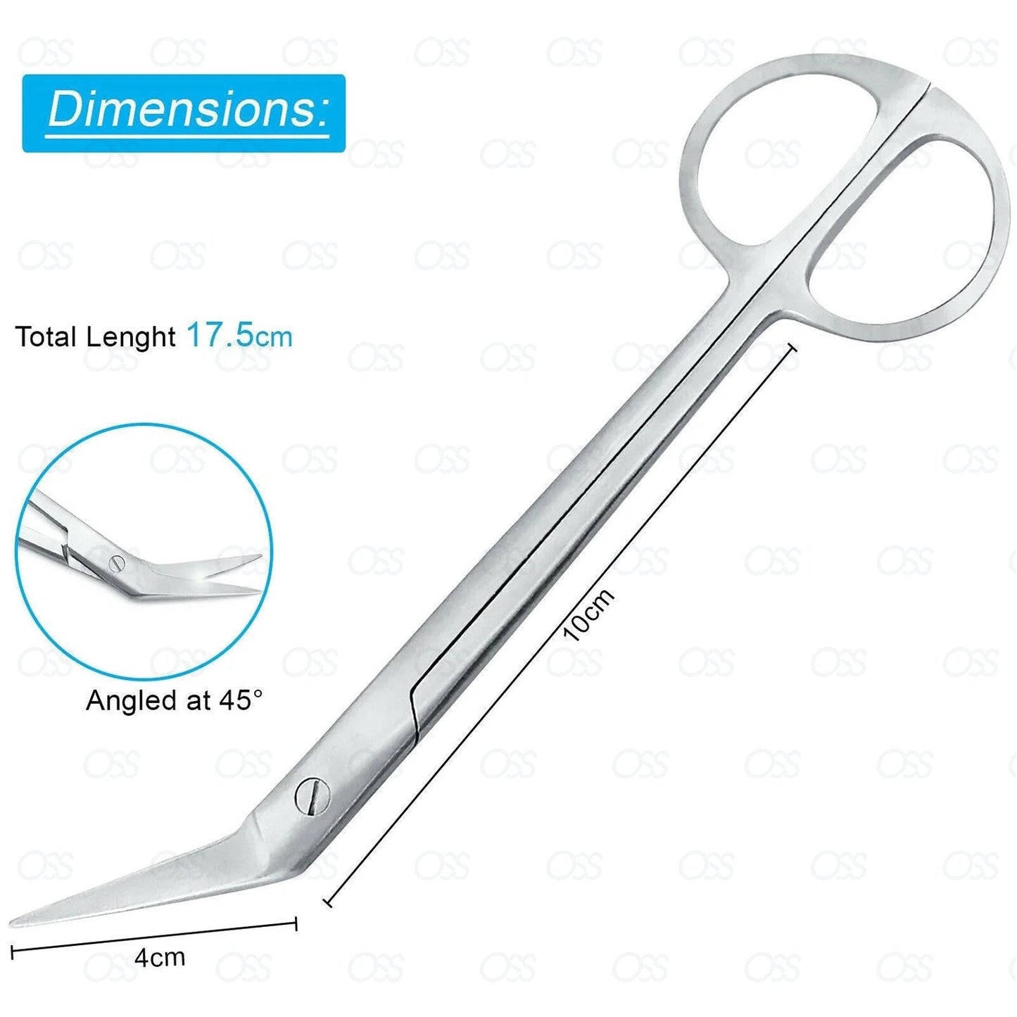 Extra Long Toe Nail Scissors Clippers Cutters Back Ache Pain Chiropody Podiatry