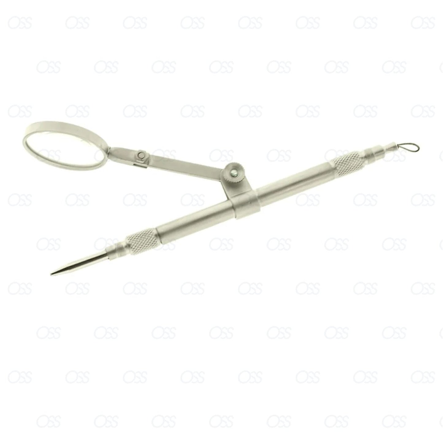 Eye Magnet Loop Forceps with Magnifying Glass Ophthalmic Surgical Instruments