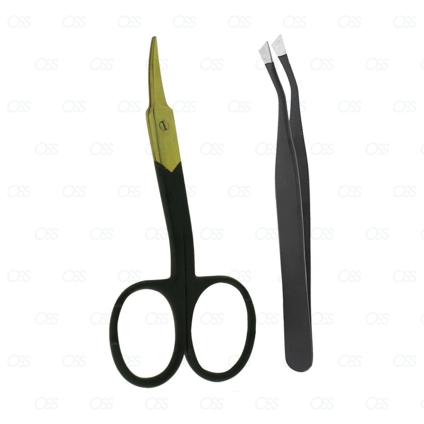 Eyebrow Scissors pro Tweezer Steel Hair Removal Trimmer Sharp Clipper eyelash