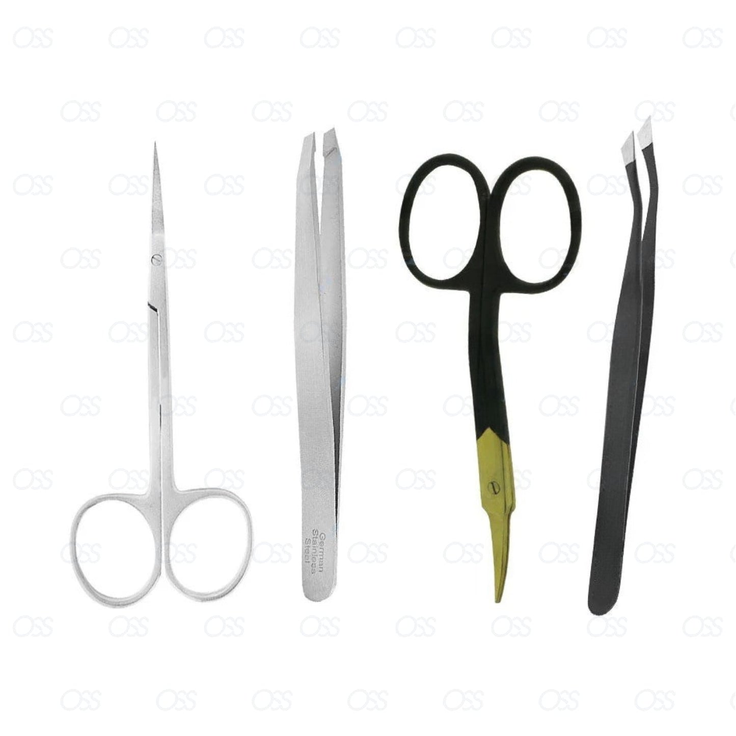 Eyebrow Scissors pro Tweezer Steel Hair Removal Trimmer Sharp Clipper eyelash