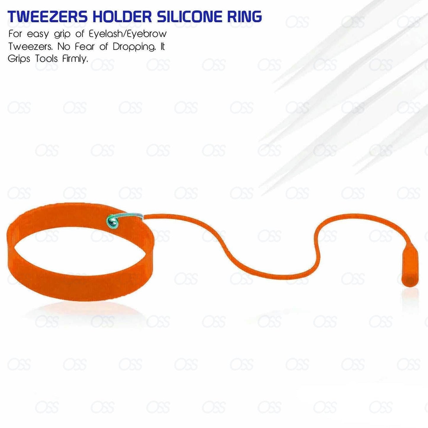 Eyelash Extention Tweezer Holder Silicon Ring Tweezer Protector Wrist Band Strap