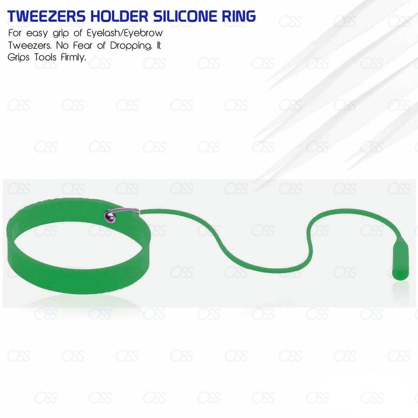 Eyelash Extention Tweezer Holder Silicon Ring Tweezer Protector Wrist Band Strap