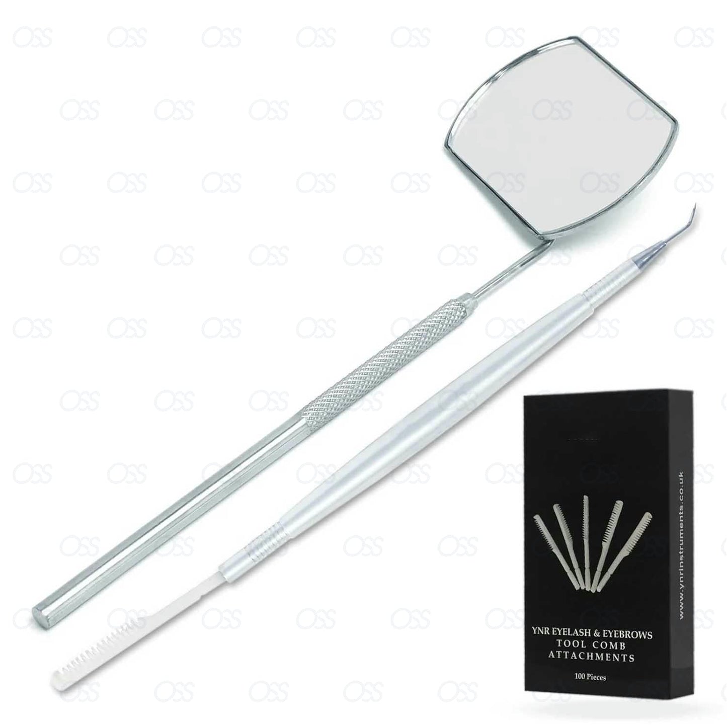 Eyelash Mirror Tweezes Eye Lash Lashes Lifting Lifter Perm Separating Comb Tools