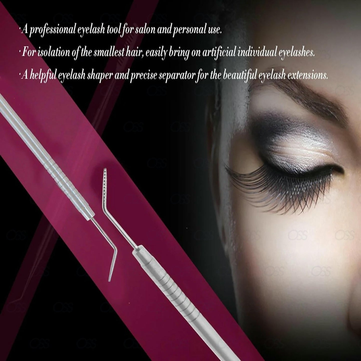 Eyelash Volume EyeLash Lashes Lifting Lift Perm Perming Separating Tool Serrated