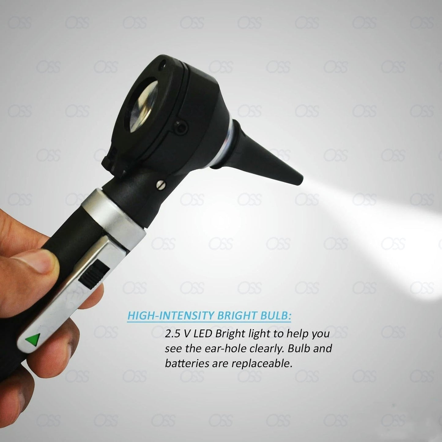 Fiber Optic Mini Ear Otoscope Compact, Reliable, and Professional Optic Otoscope for Home and Travel