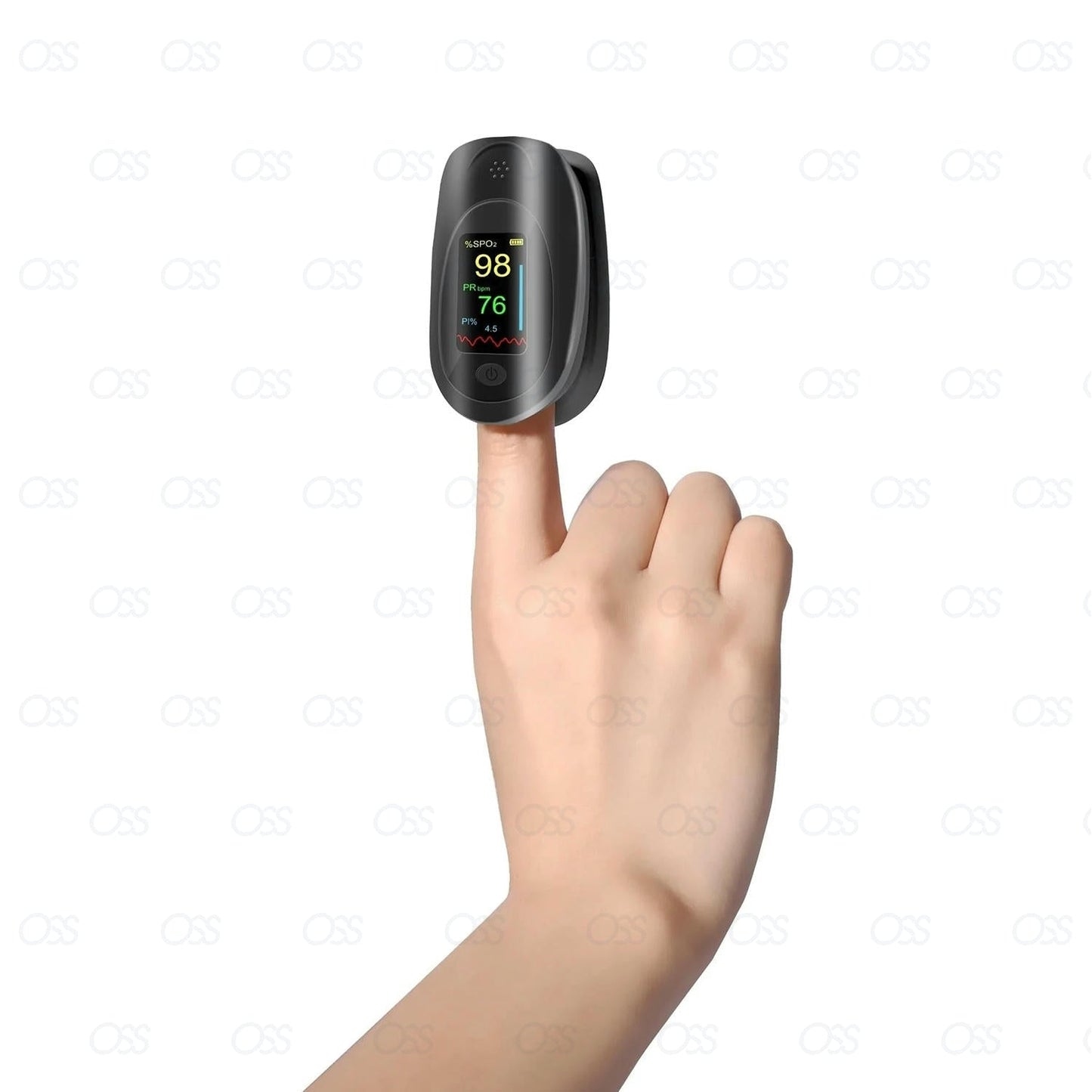 Finger Pulse Oximeter LED Display Oxygen Saturation Monitor