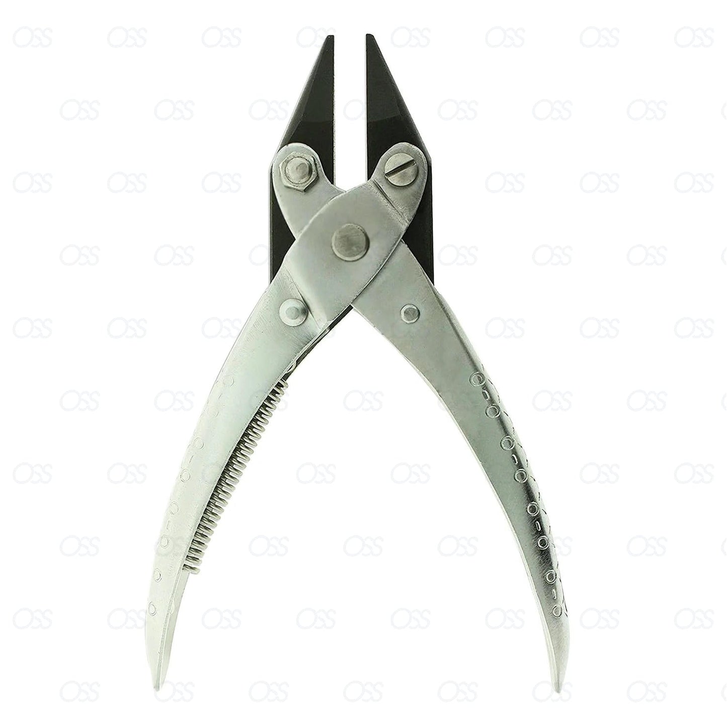 Flat Smooth Parallel Action Pliers Spring Loaded 140mm Jewellery Wire MakingTool