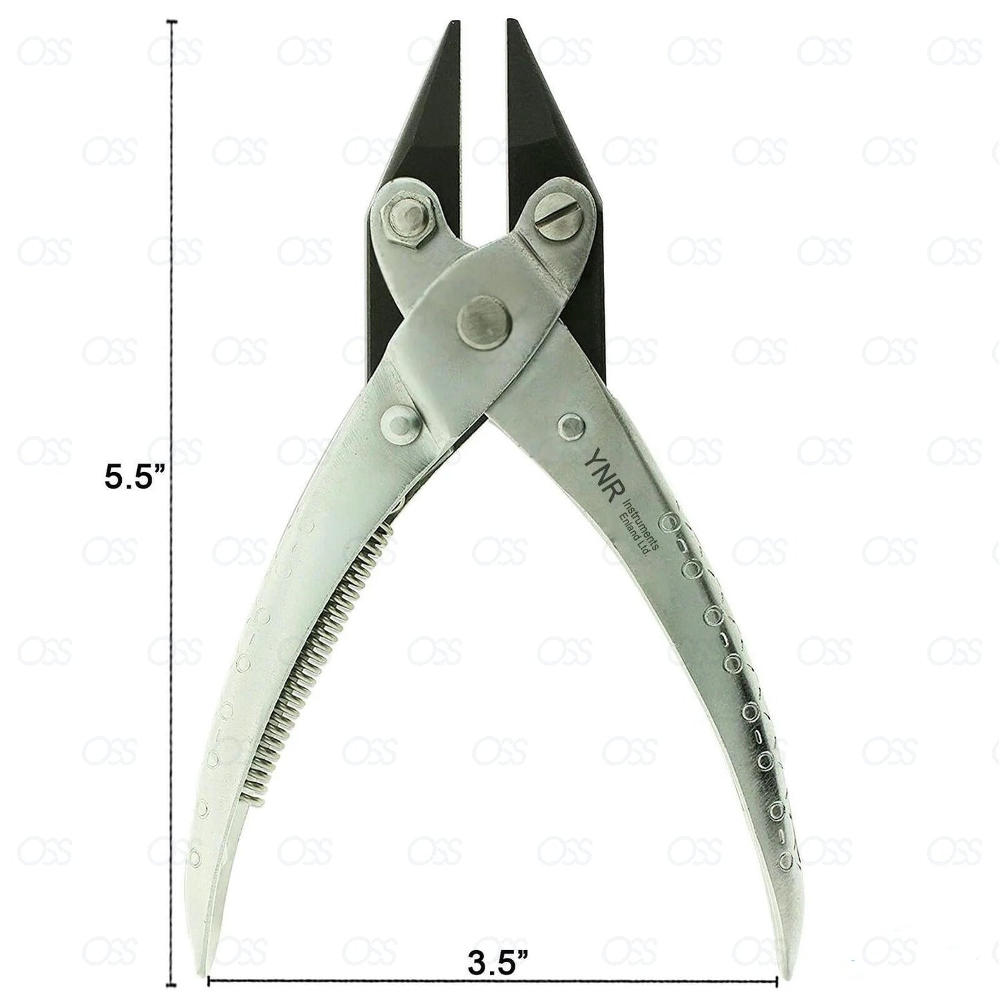 Flat Smooth Parallel Action Pliers Spring Loaded 140mm Jewellery Wire MakingTool