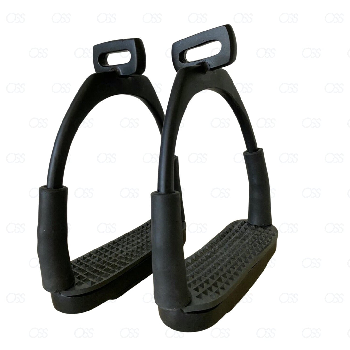 Flexi Safety Stirrups Horse Riding Bendy Irons For Equestrian Saddles Tack