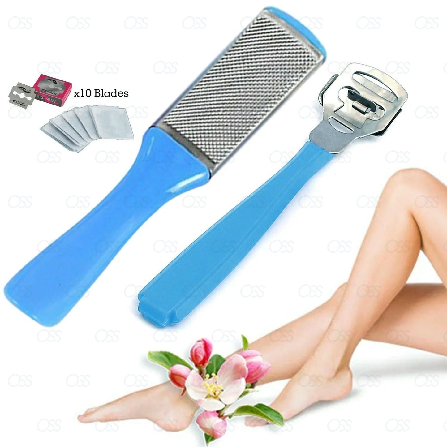 Foot Rasp File Scrubber Hard Dead-Rough Skin Callus Remover Dual Sided Pedicure