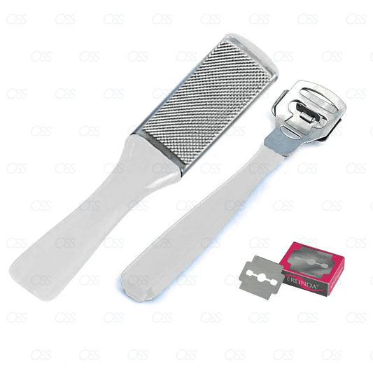 Foot Rasp File Scrubber Hard Dead-Rough Skin Callus Remover Dual Sided Pedicure