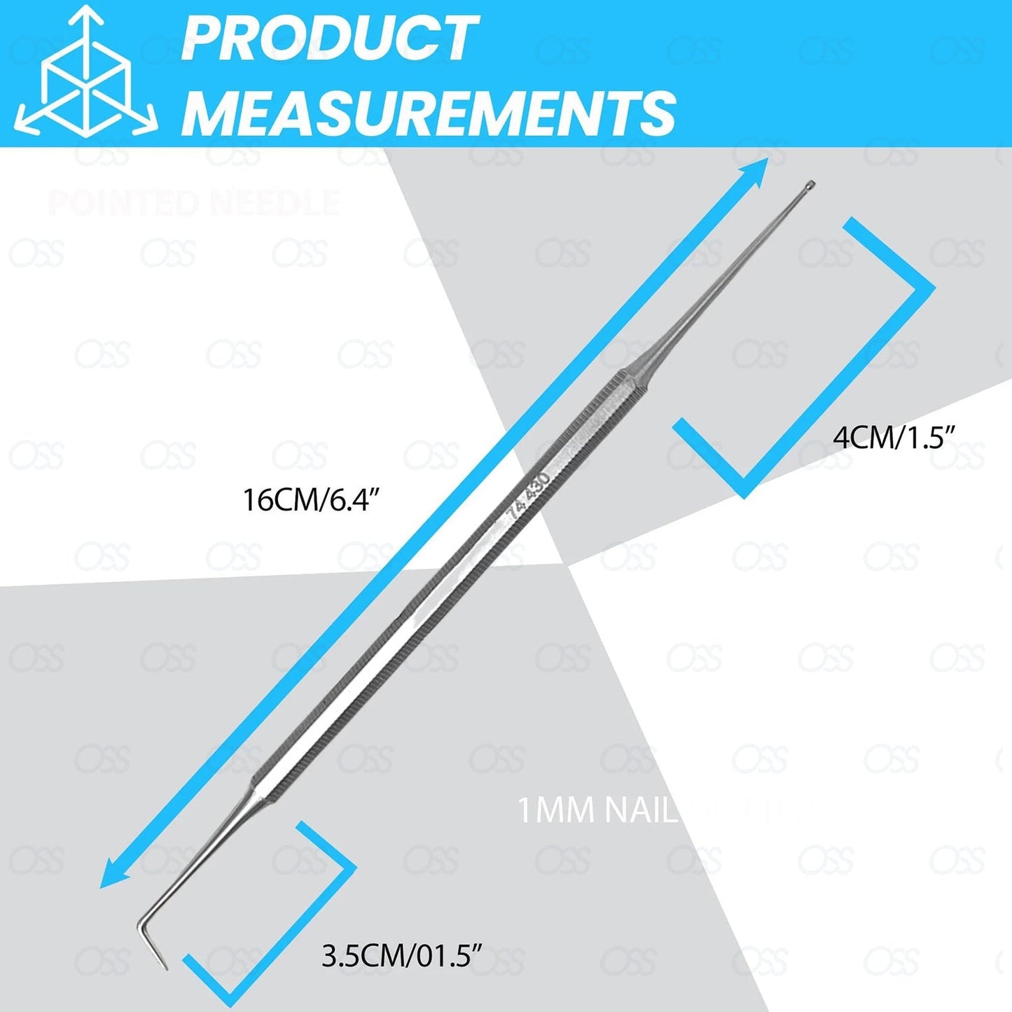 German Made Thin Nail Art Liner Brushes French Tip Brush Manicure Drill Drawing Nails Brush Pen Double Ended Dotting Tools Set Nail Dotting Pull Line Painting Drawing Pens For DIY Nail Art Designs