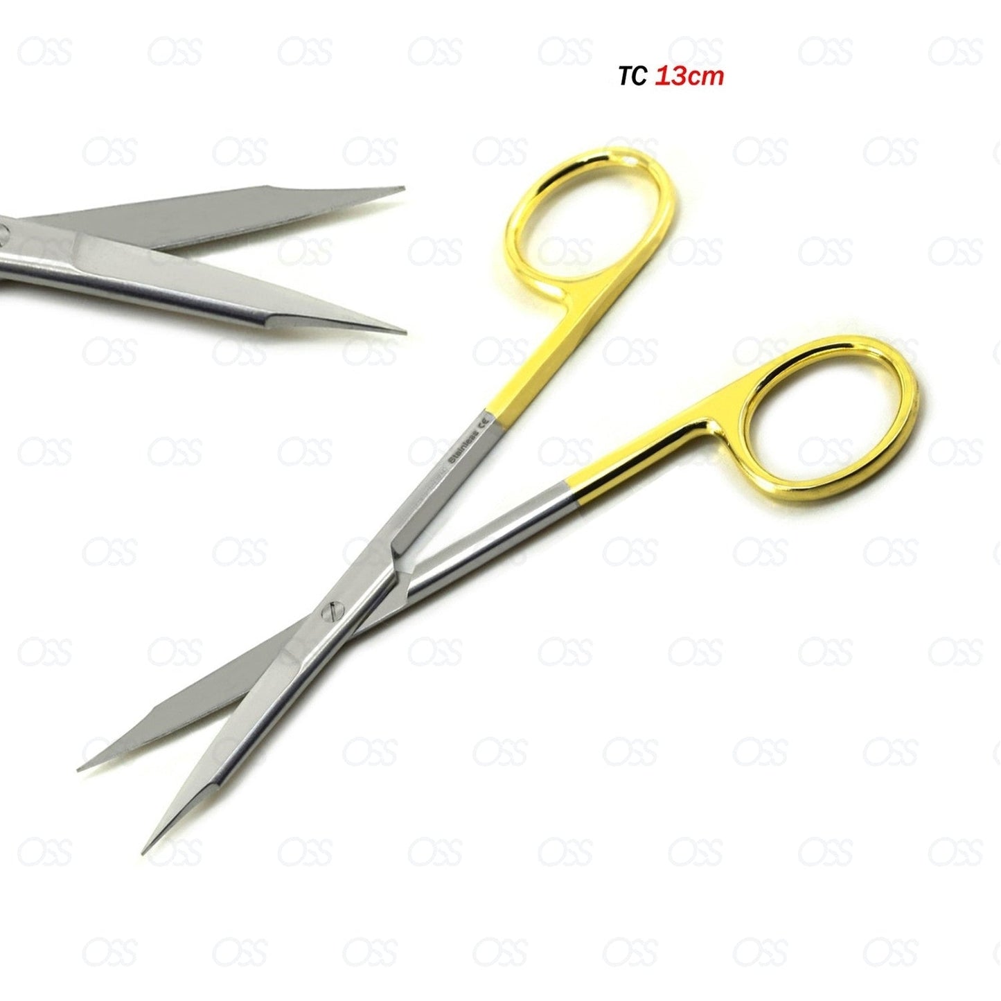 Goldman Fox Gum Scissors TC Dental Surgical Lab Dressing TC Scissor High Quality