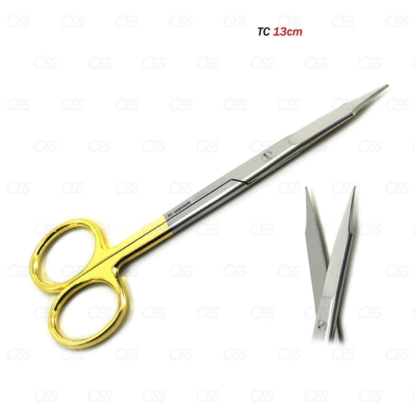 Goldman Fox Gum Scissors TC Dental Surgical Lab Dressing TC Scissor High Quality