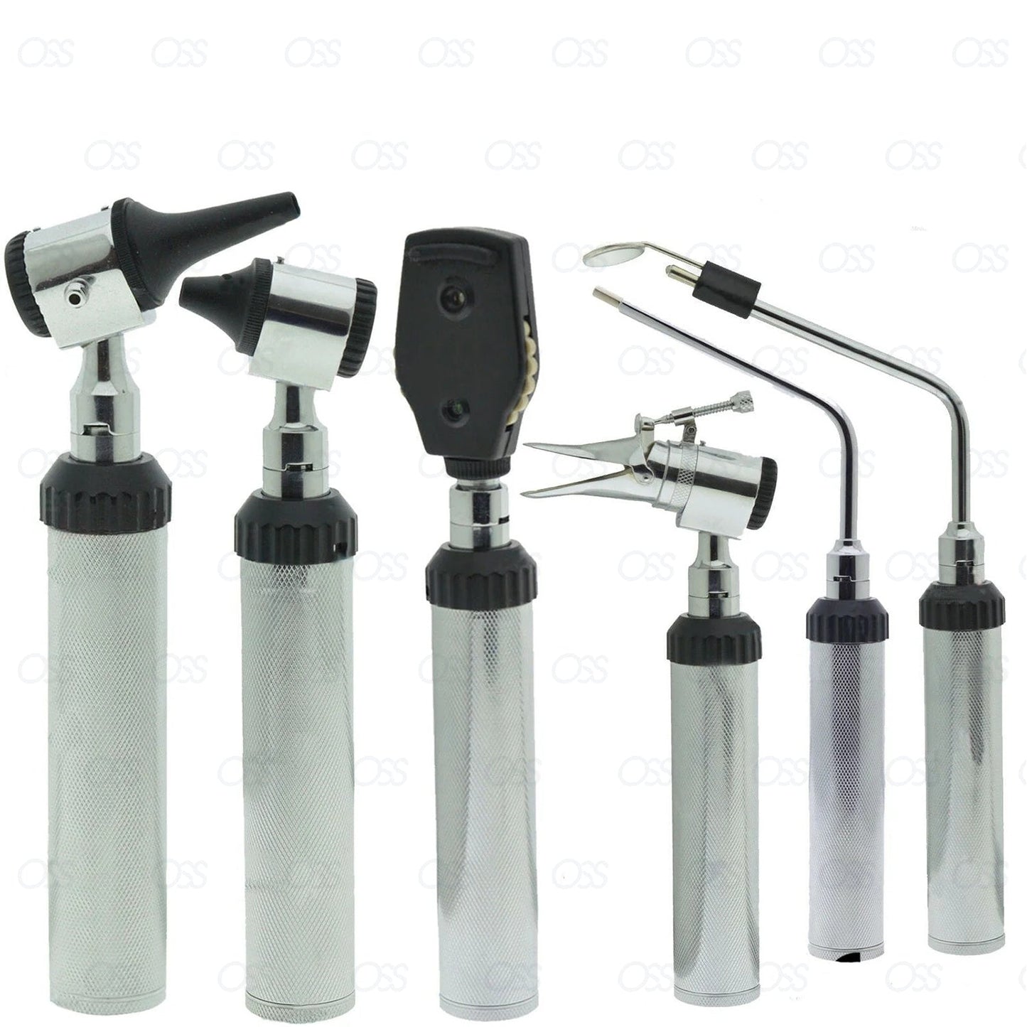HUMAN & VETERINARY ENT Medical Otoscope Opthalmoscope SET Diagnostic Kit LED