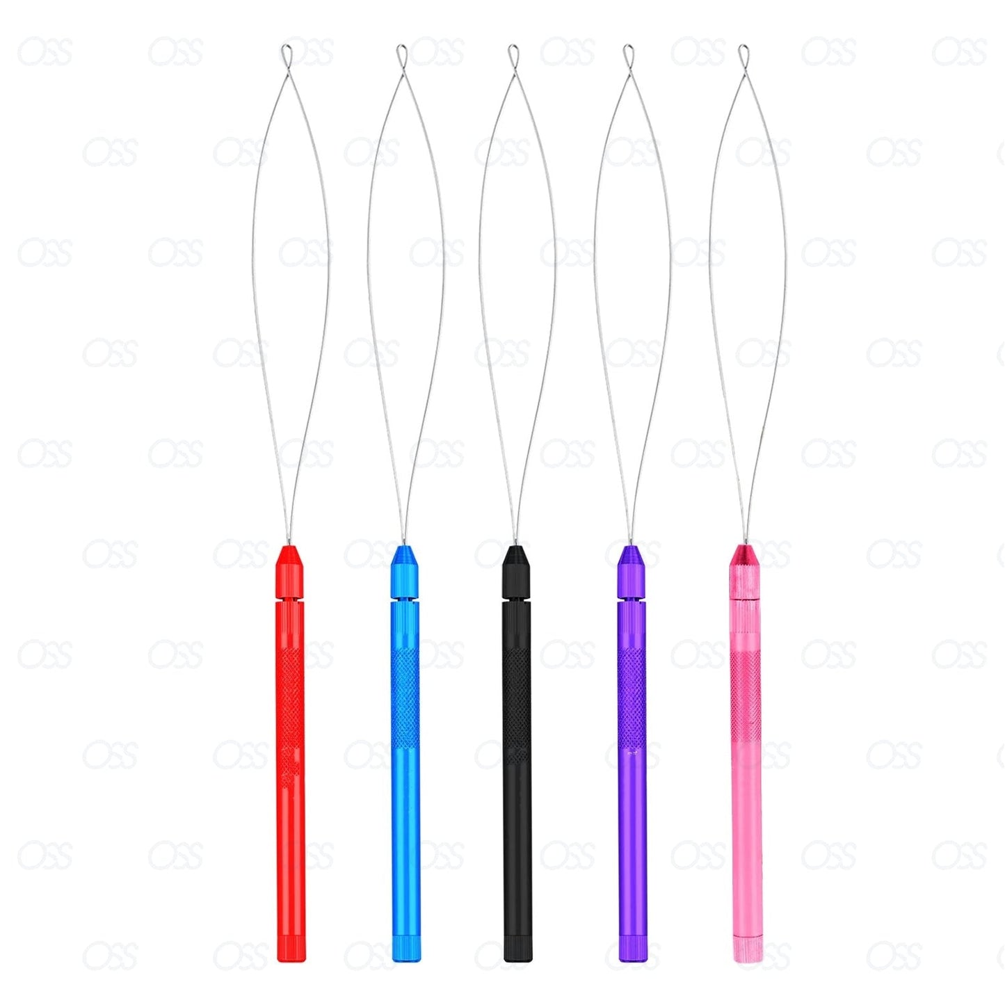 Hair Extensions Wire Pulling Hoop Loop Tool Nano Ring Micro Hook Threader Needle