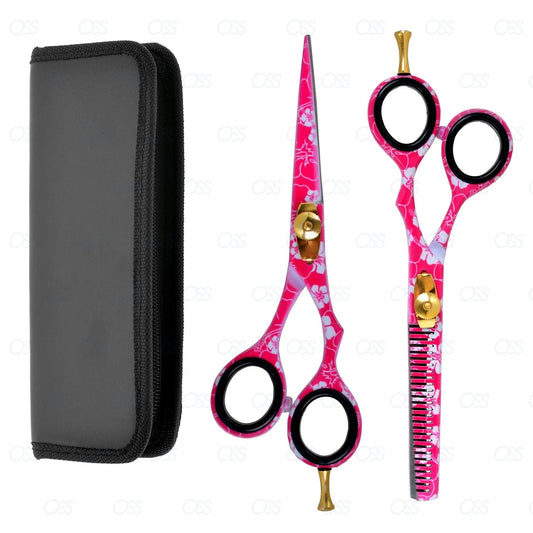 Hairdressing Scissors Barber Salon Hair Cutting & Thinning Shears Razor Sharp Set