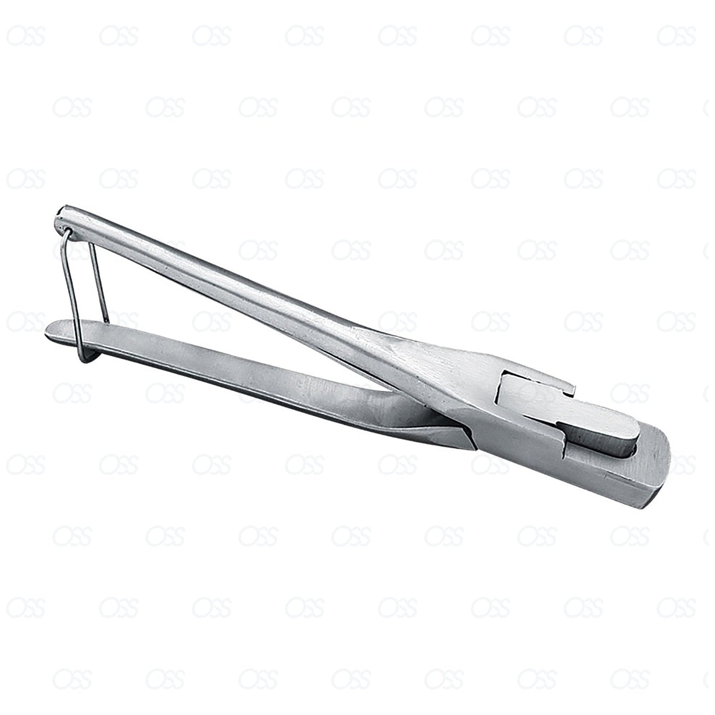 LAMB SHEEP EAR NOTCHER STAINLESS STEEL 9.5" DOUBLE COMMAND TRIANGLE SHAPE