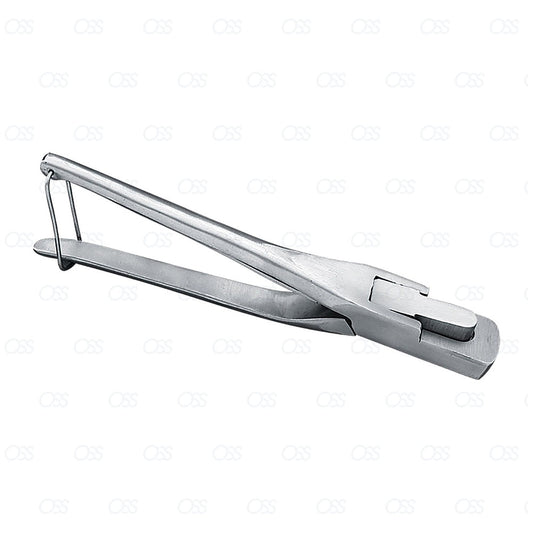 LAMB SHEEP EAR NOTCHER STAINLESS STEEL 9.5" DOUBLE COMMAND TRIANGLE SHAPE