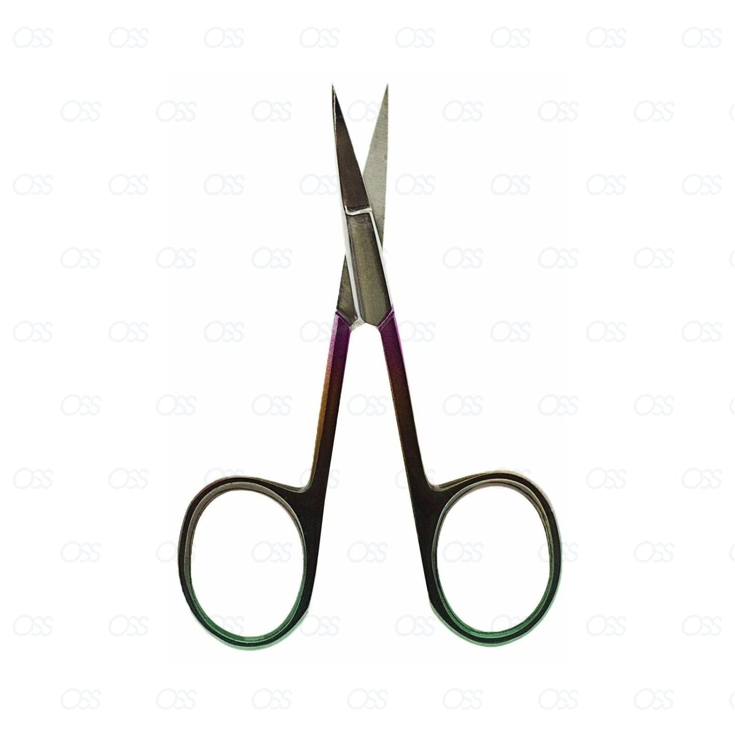 Milward Multi-Colour Rainbow Embroidery Scissors - 3.5"/9cm - Sharp Point