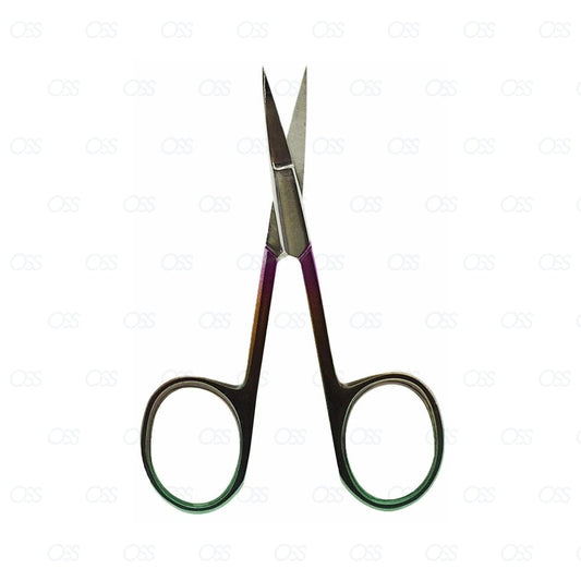 Milward Multi-Colour Rainbow Embroidery Scissors - 3.5"/9cm - Sharp Point