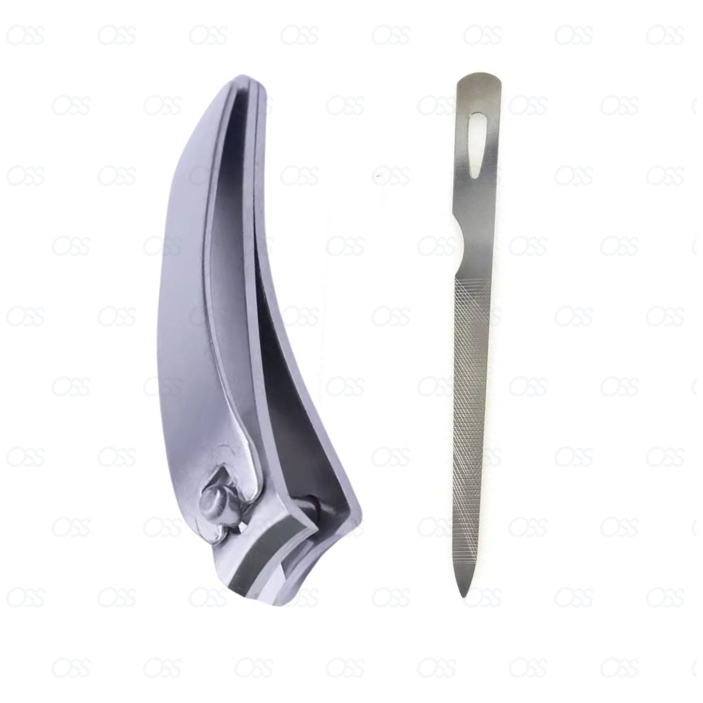 Nail Clippers - England Large Toe Nail Clippers for Thick Nails with Wide Jaw Opening, Sharp Curved Blade Fingernail Clippers Heavy Duty Nail Cutter Trimmer for Men Seniors with Nail File