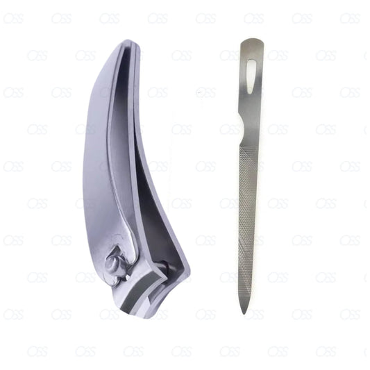 Nail Clippers - England Large Toe Nail Clippers for Thick Nails with Wide Jaw Opening, Sharp Curved Blade Fingernail Clippers Heavy Duty Nail Cutter Trimmer for Men Seniors with Nail File