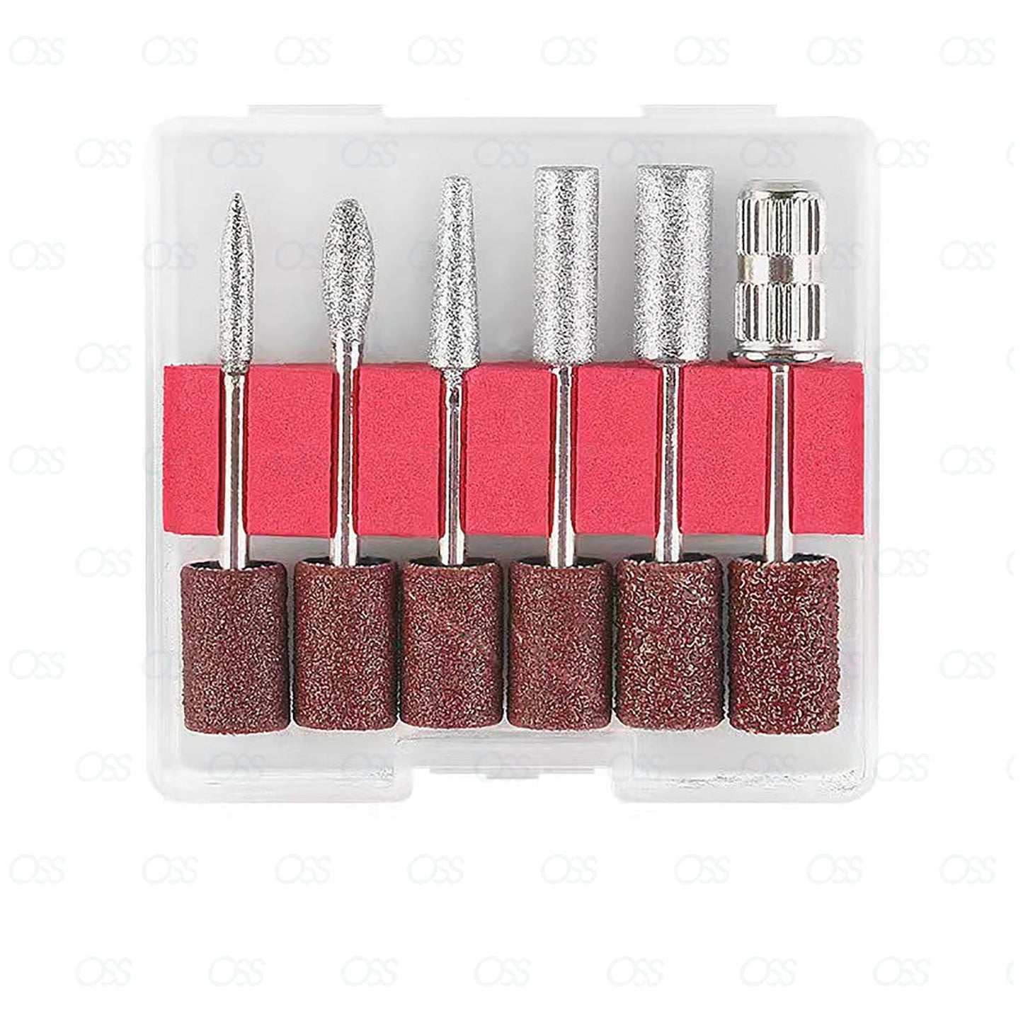 Nail Drill Bits Electric Manicure Machine Cutter Diamond File Gel Polish Kit Set