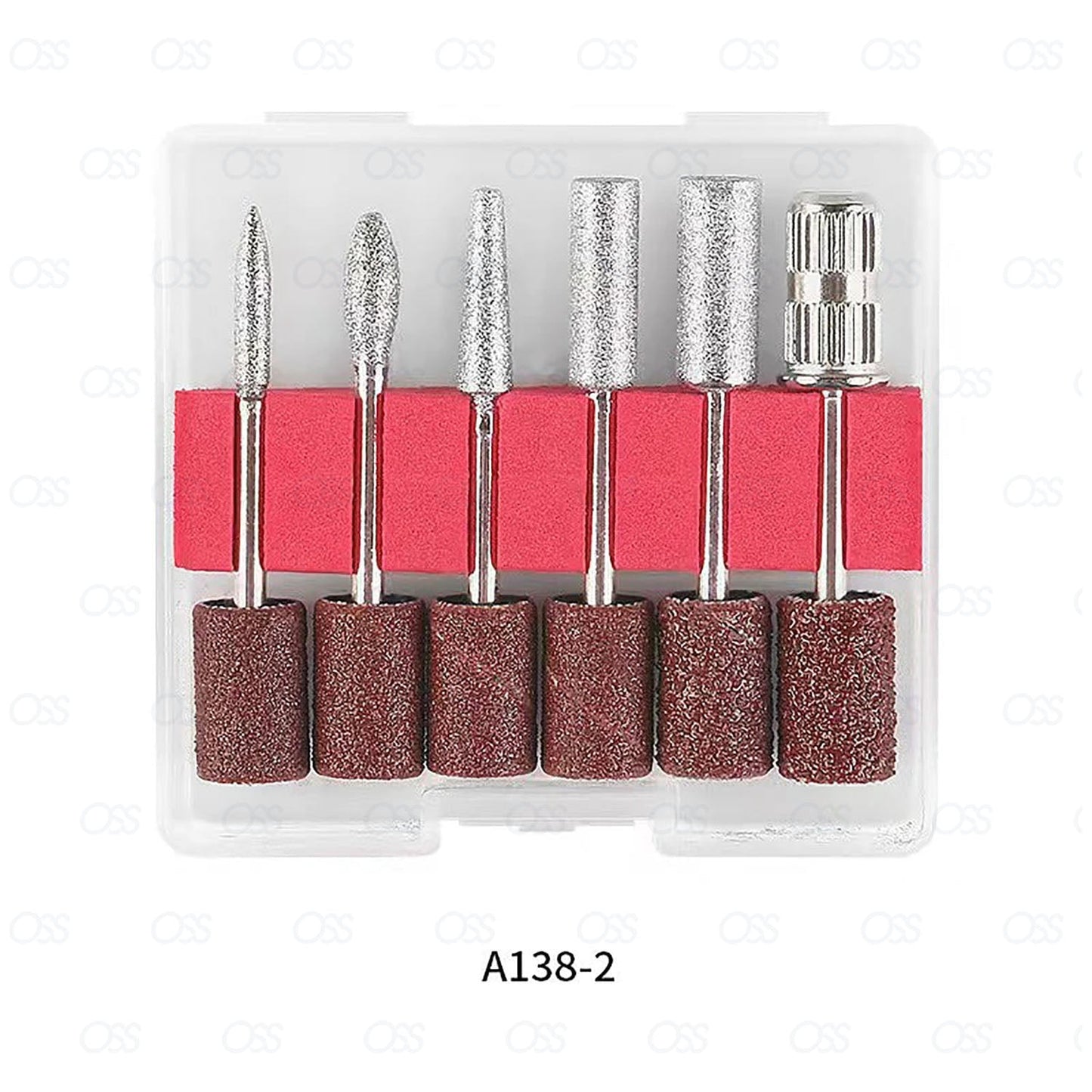 Nail Drill Bits Electric Manicure Machine Cutter Diamond File Gel Polish Kit Set