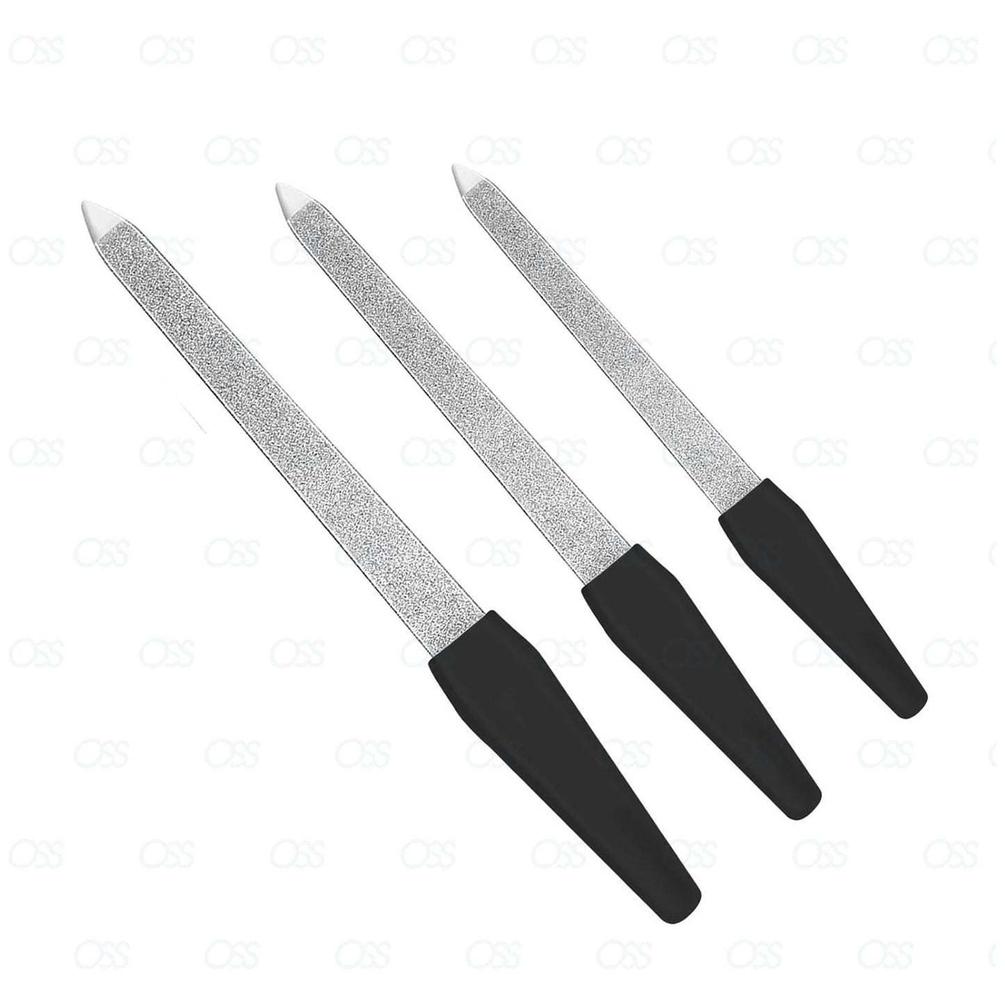 Nail File Diamond Deb Dusted Coarse Pusher Nail Files Manicure Pedicure Tool Set