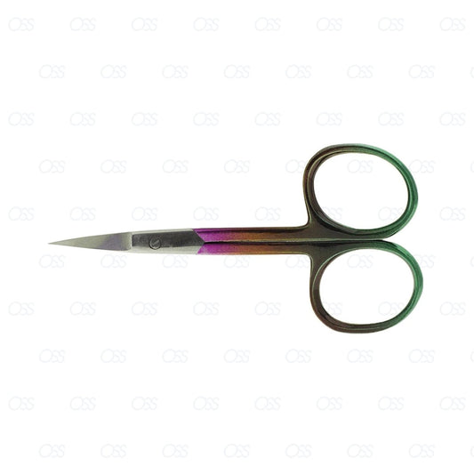 Nail Scissors Fingers Professional Manicure Nail Works Stainless Multicolour