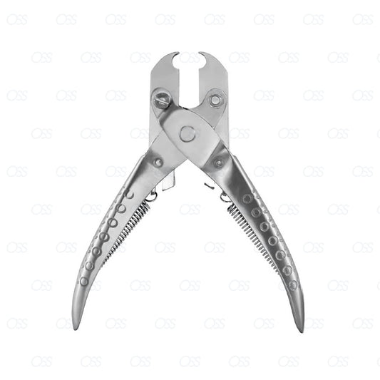 PARALLEL ACTION FLAT NOSE PLIERS ADJUSTABLE NYLON JAWS JEWELLERY WATCH TOOL 17CM