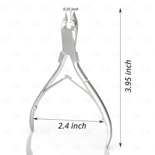 Professional Cuticle Trimmer | Nail Cuticle Cutter | Stainless Steel Cuticle Nippers | with Sharp Blades of Cuticle Clippers Manicure Tools | with Double Spring for Nail Care Pedicure Nail Tools