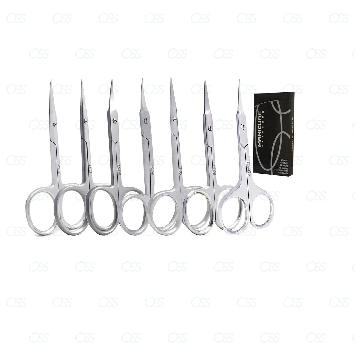 Professional Finger Toe Nail Scissors Straight Curved Arrow Steel Manicure Cuticle | Premium Range