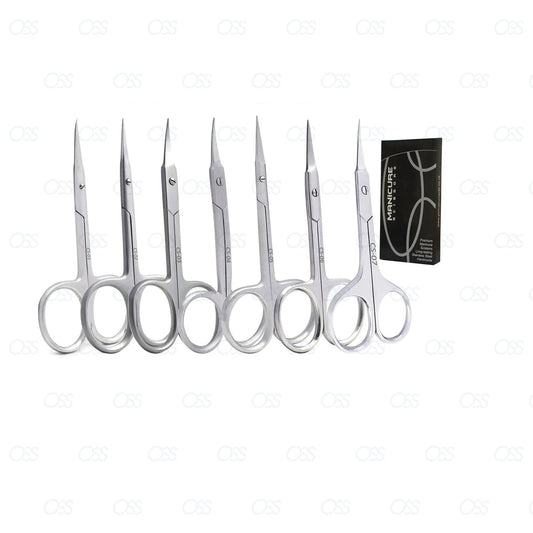 Professional Finger Toe Nail Scissors Straight Curved Arrow Steel Manicure Cuticle | Premium Range