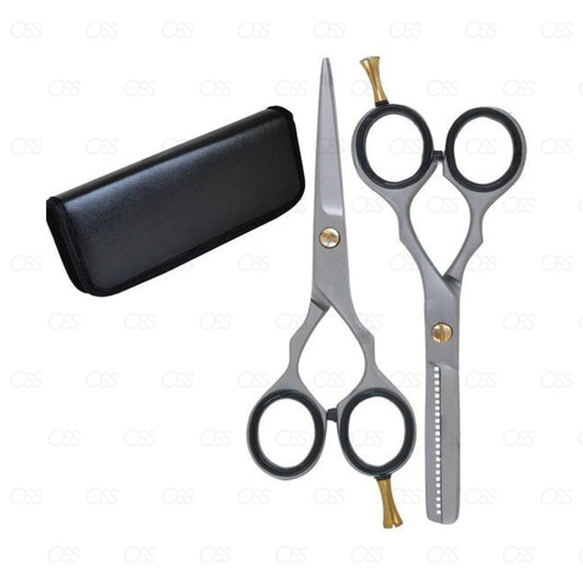 Professional Hairdressing Scissors Set Barber Hair Cutting Thinning Shears - 6 Inches