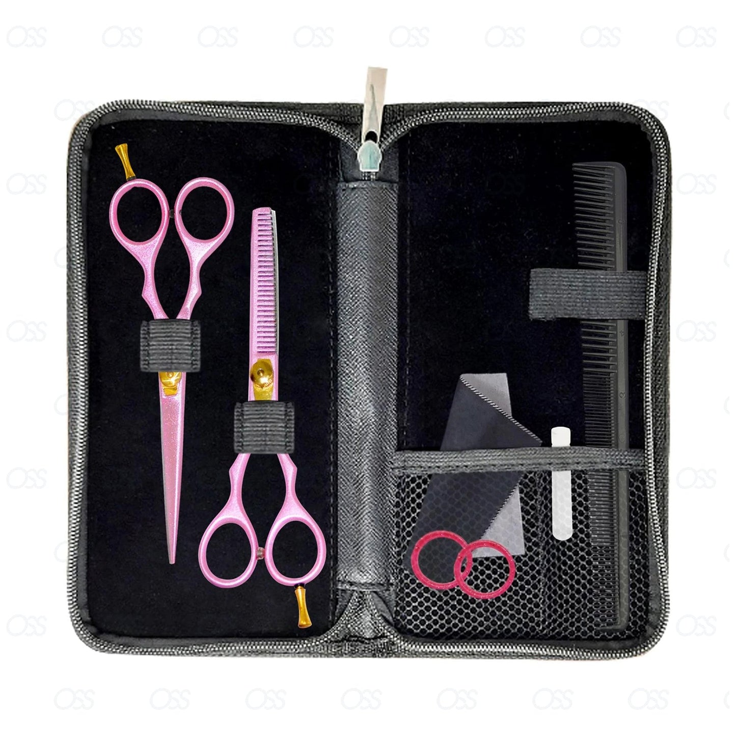 Professional Hairdressing Scissors Set (5.5 Inch) Hair Cutting Scissor & Thinning Scissor Comb With Case – Perfect for Men, Women, Children, and Adults