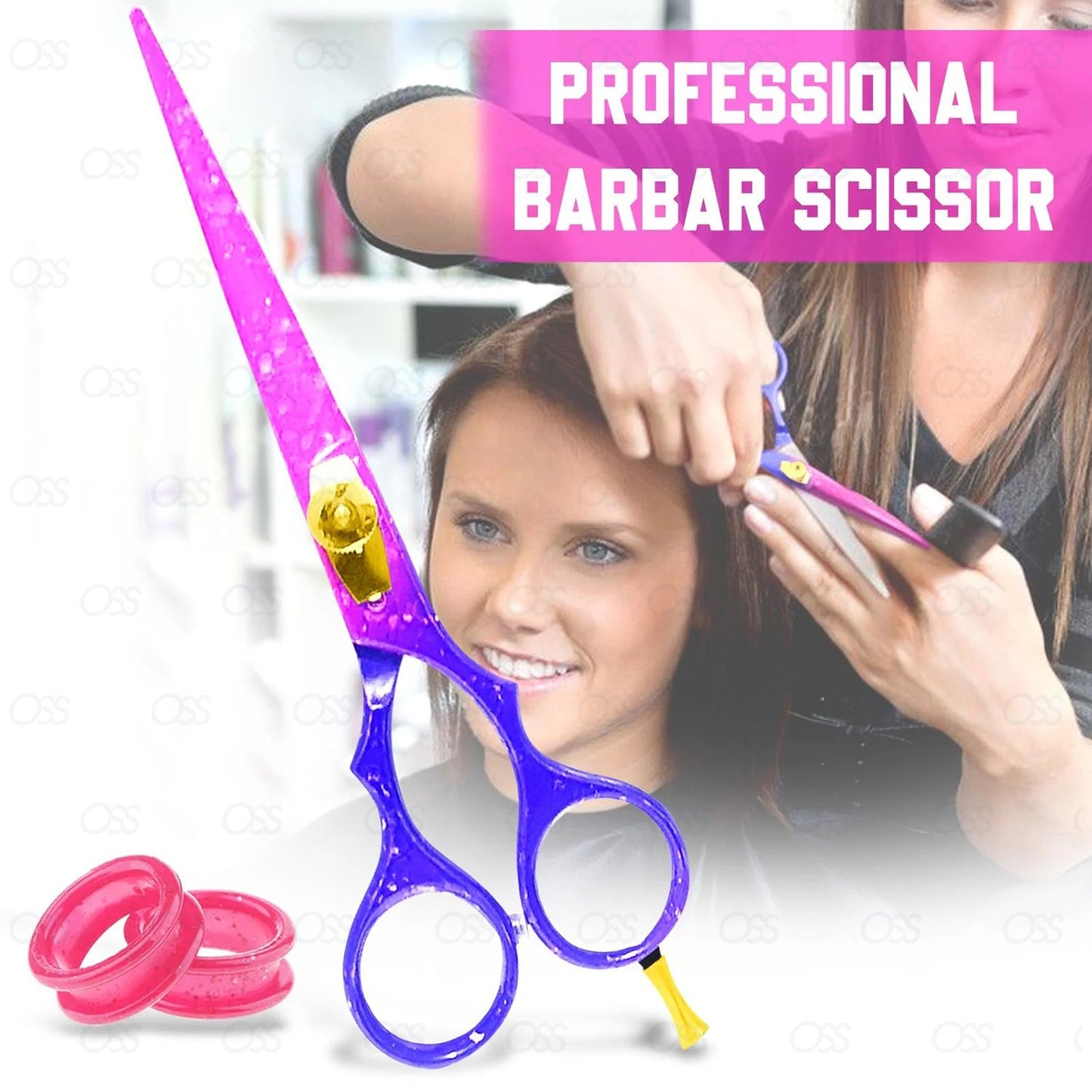 Professional Hairdressing Scissors Set (5.5 Inch) Hair Cutting Scissor & Thinning Scissor With Case – Perfect for Men, Women, Children, and Adults