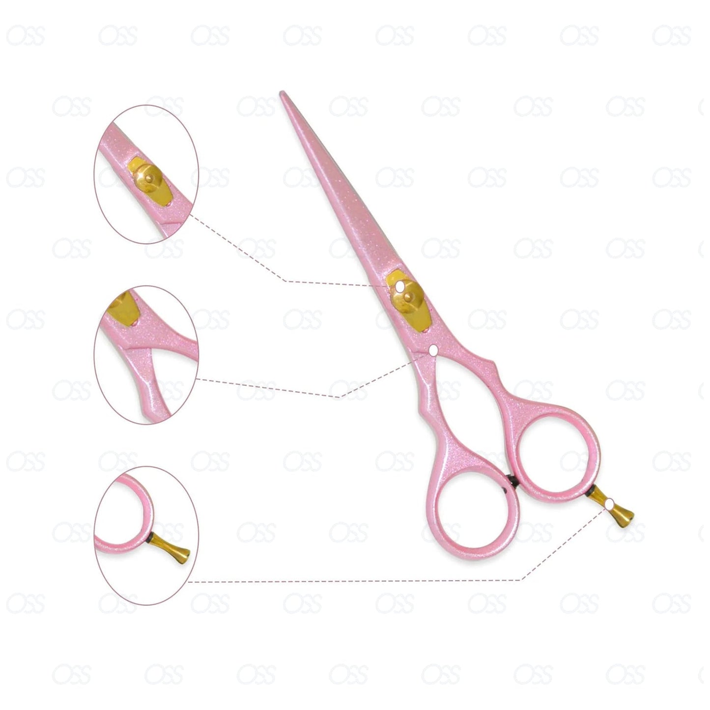 Professional Hairdressing Scissors Set (5.5 Inch) Hair Cutting Scissor & Thinning Scissor Comb With Case – Perfect for Men, Women, Children, and Adults