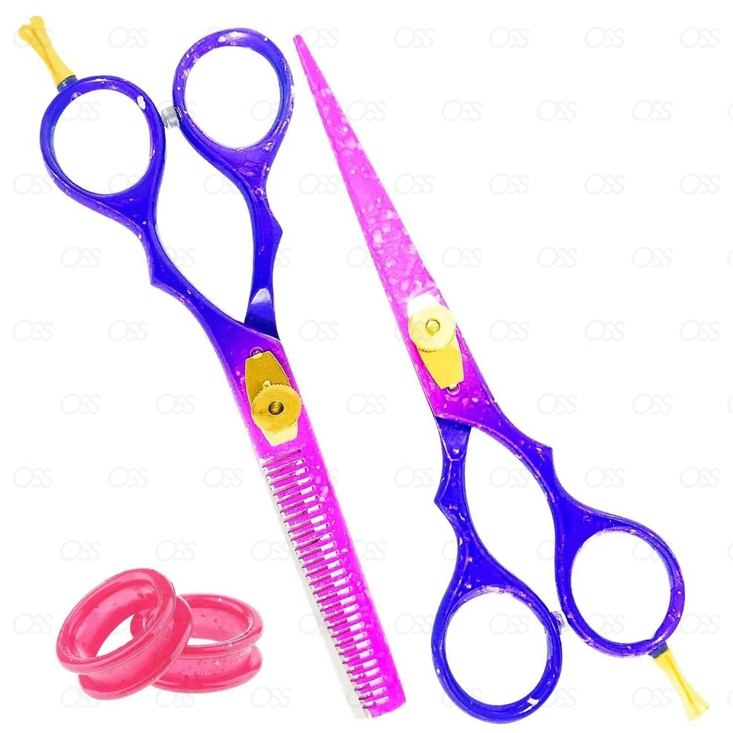 Professional Hairdressing Scissors Set (5.5 Inch) Hair Cutting Scissor & Thinning Scissor With Case – Perfect for Men, Women, Children, and Adults