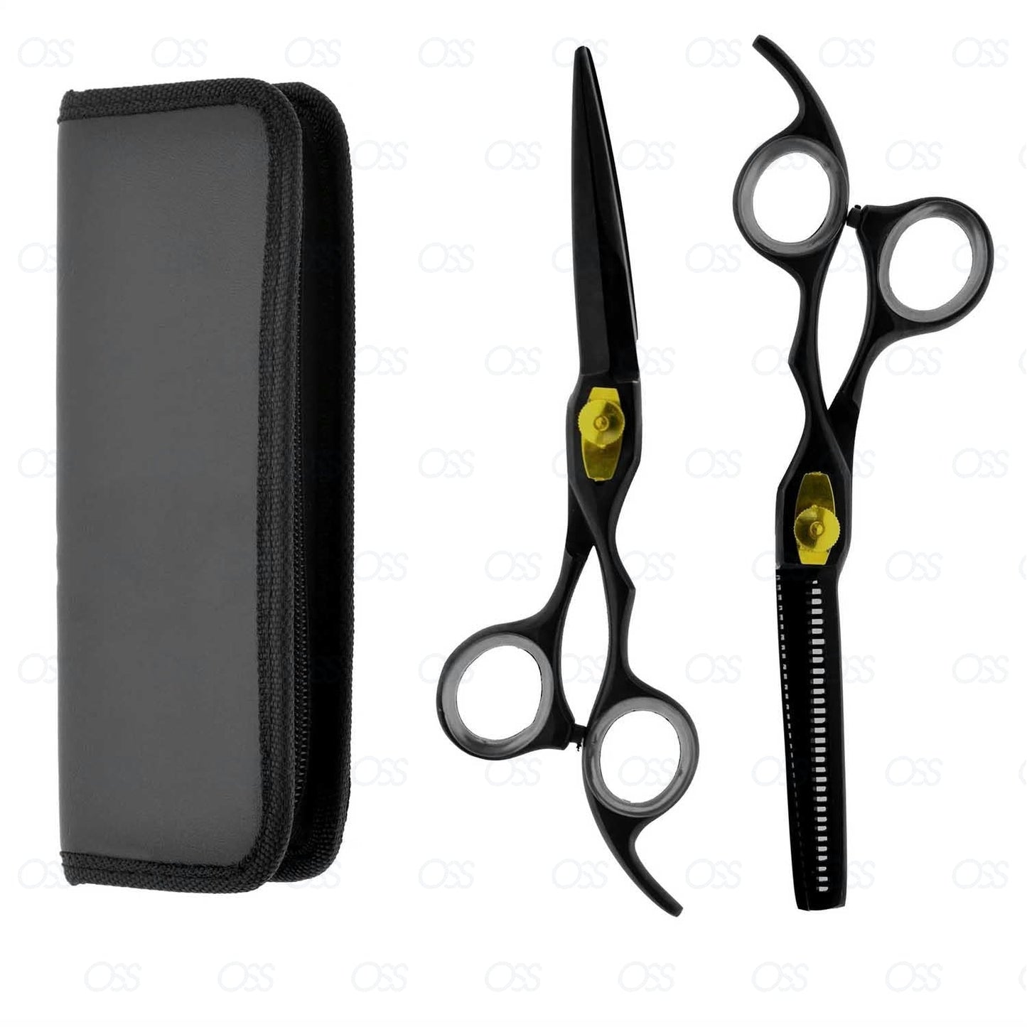 Professional Hairdressing Scissors Set (6.5 Inch) Hair Cutting Scissor & Thinning Scissor With Case – Perfect for Men, Women, Children, and Adults