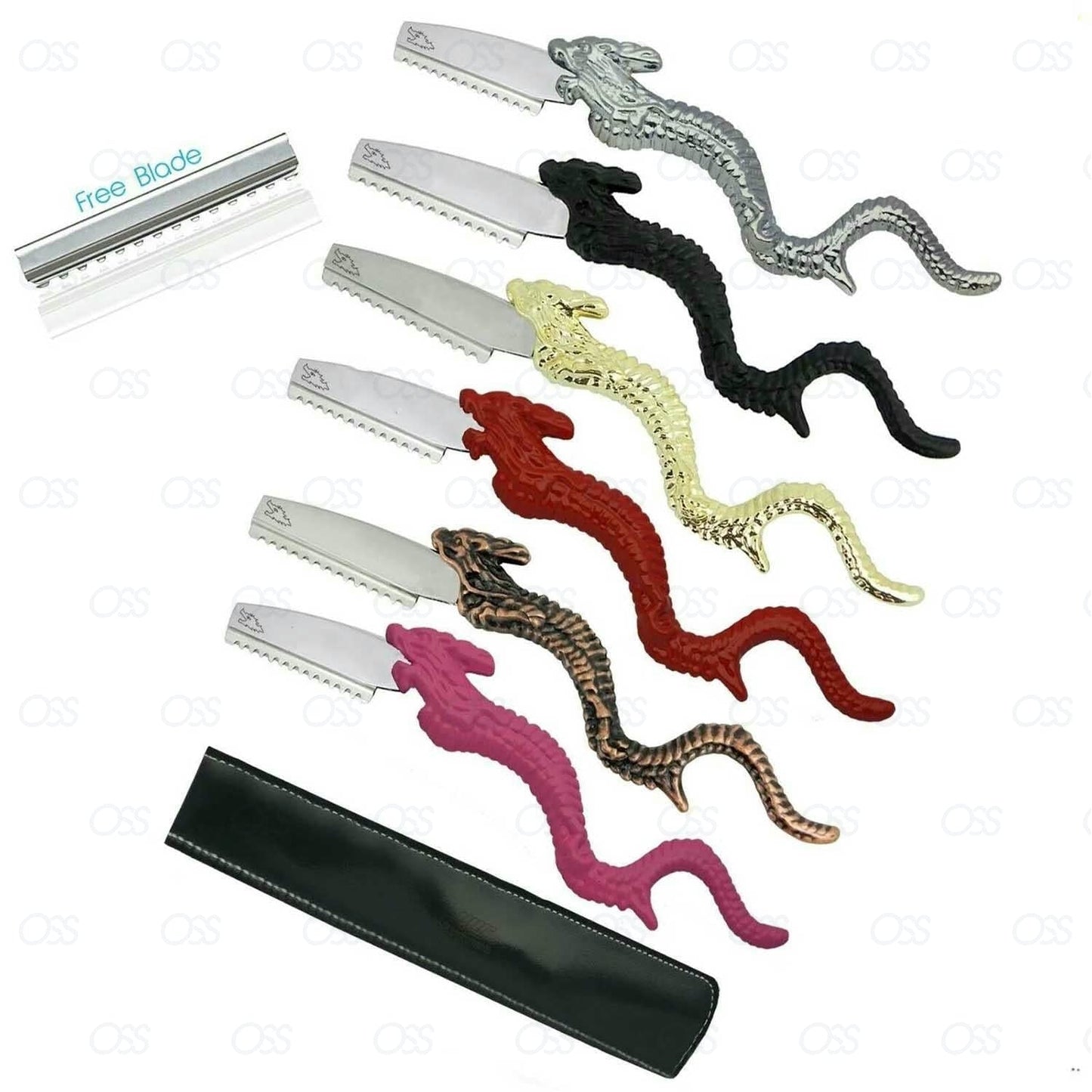 Professional Tinkle Hair Cutter Thinning Shaper Comb Razor Blades Trimmer Cut