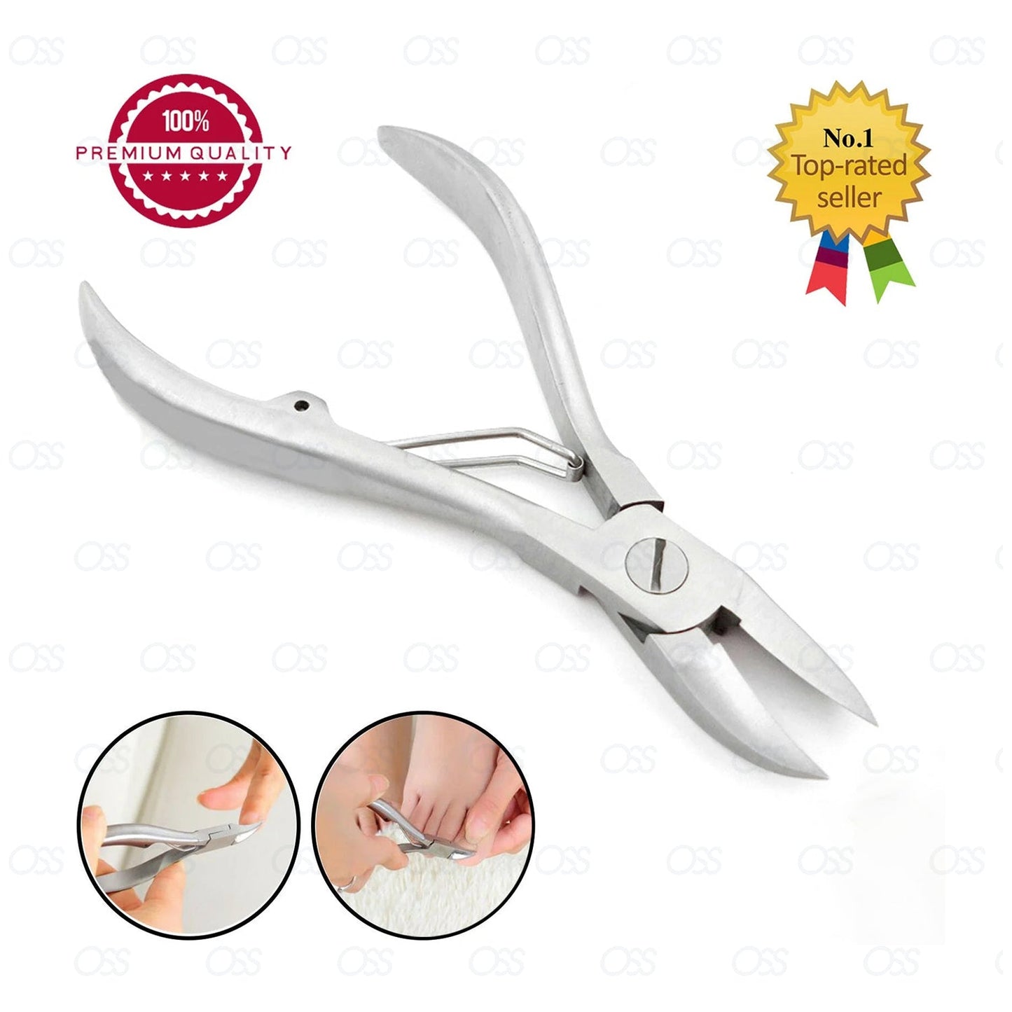 Professional Toe Nail Clipper Cutter Nippers - Chiropody Heavy Duty Thick Nails