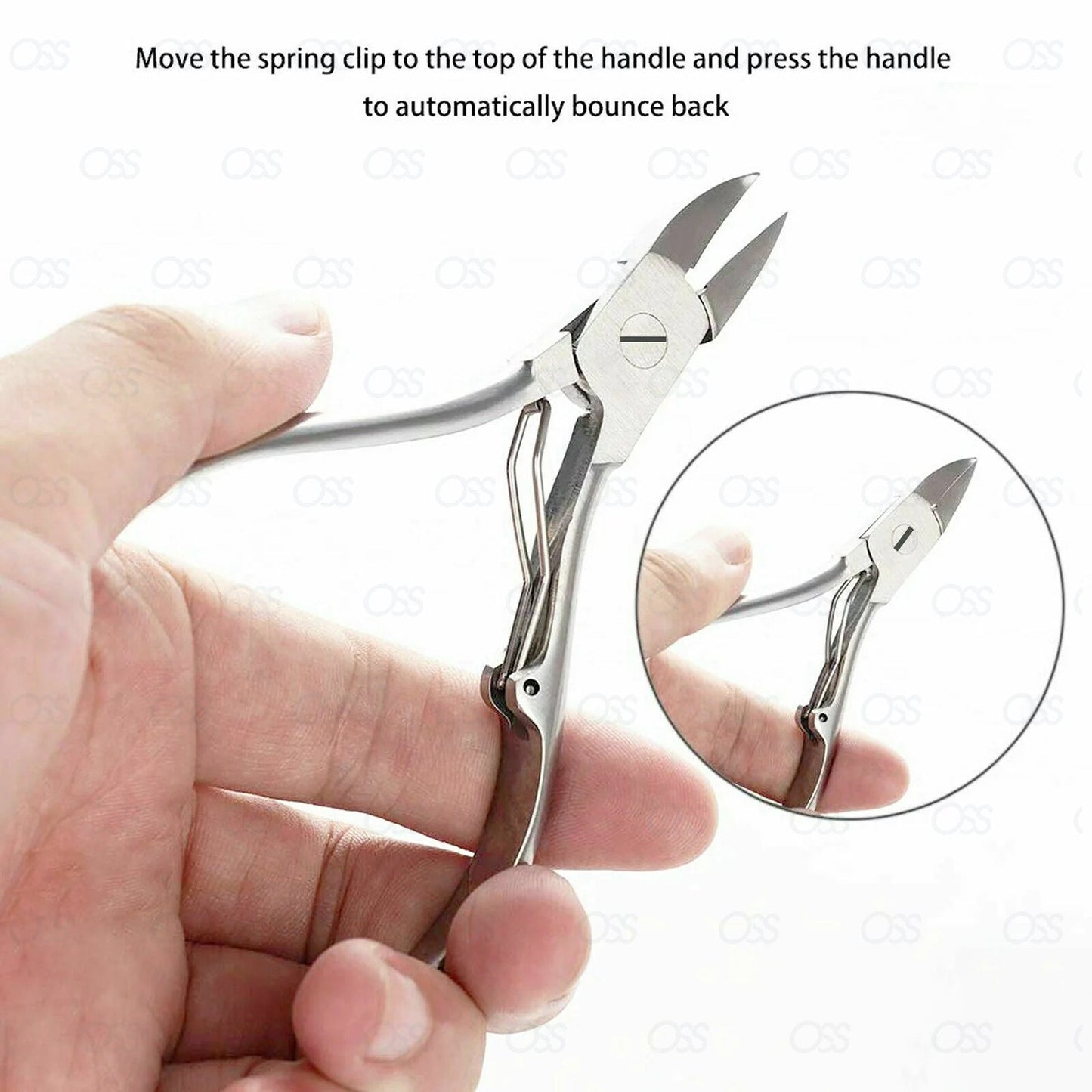 Professional Toe Nail Clipper Cutter Nippers - Chiropody Heavy Duty Thick Nails